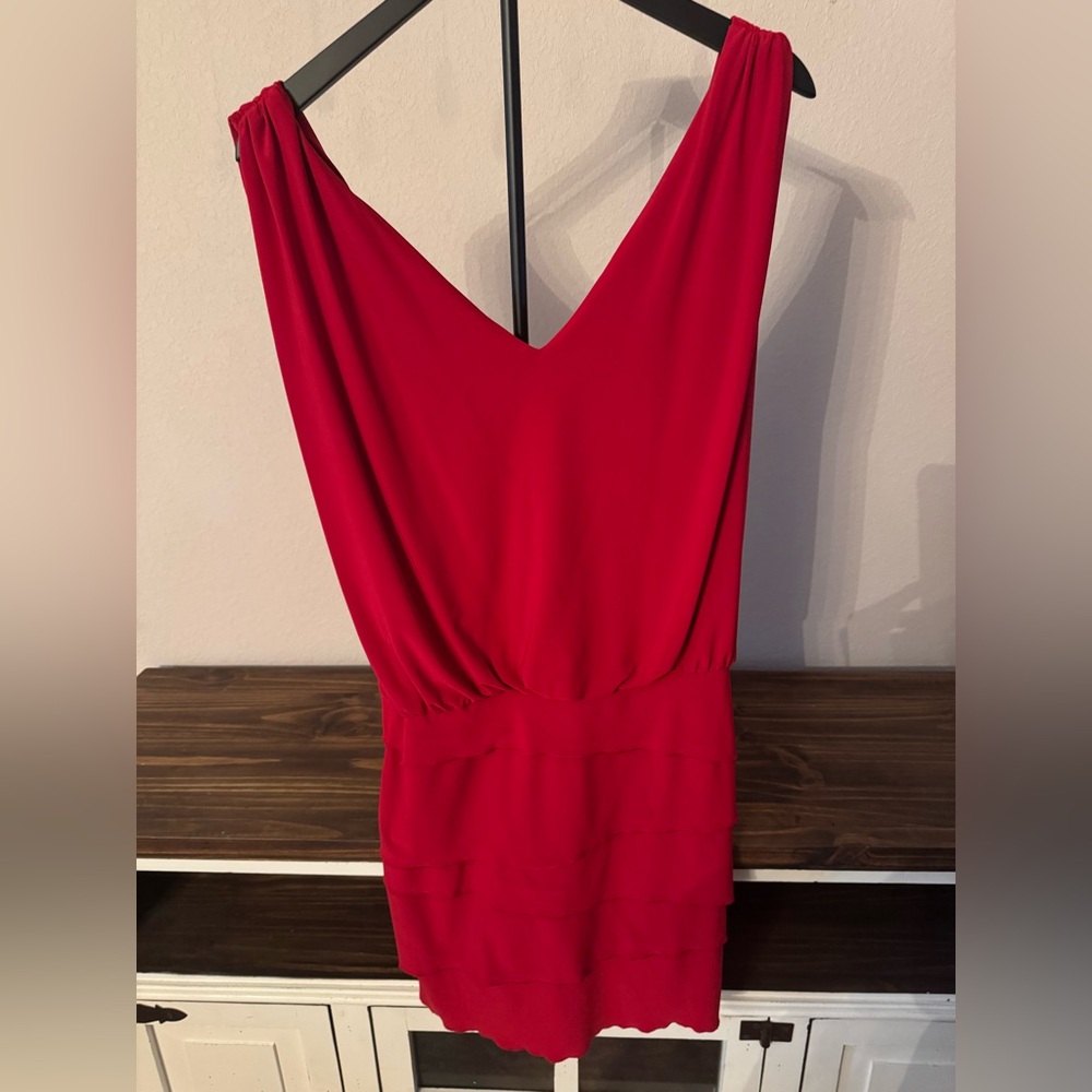 B Darlin Vibrant Red Dress